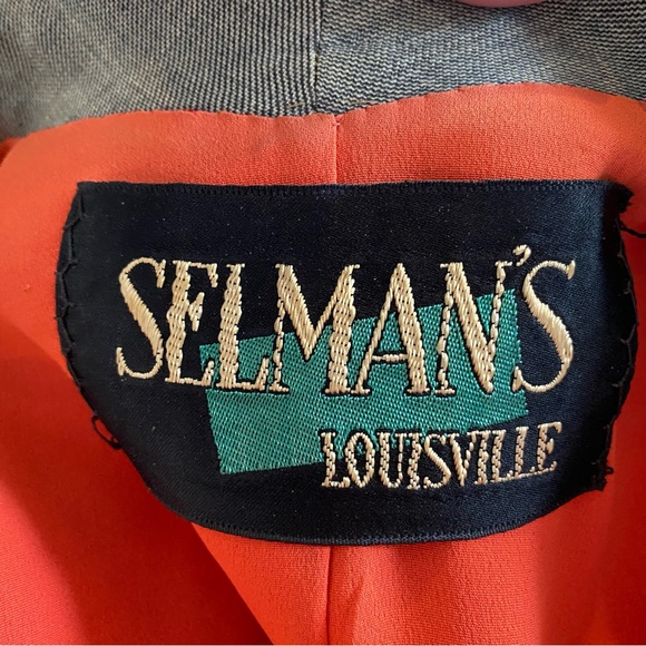 Vintage 1940s Forstmann Virgin Wool Grey Coat. Double Breasted. Size 4 or 6. - Picture 7 of 16